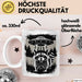 Waschbär Tierliebhaber UFO Alien Tasse Geschenk Lustige Geschenkidee Spruch Weiß Trendation