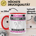 Balletttänzer Tasse Geschenk für Balletttänzer Geburtstag Lustiger Spruch Kaffee-Becher Was Ist Deine Superkraft Rot Trendation