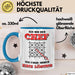 Büroarbeit Kollege Chef Tasse Geschenk Lustige Geschenkidee Spruch Ich Bin Der Chef Ich Finde Immer Eine Lösung Blau Trendation