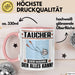 Taucher Tasse Geschenk für Taucher Der Mann Der Alles Kann Geschenkidee zum Geburtstag Rosa Trendation