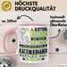 Katzenliebhaber Geschenk Tasse Lustiger Spruch Erheben Sie Sich Der Katzenliebhaber Betritt den Raum Rosa Trendation