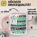 Stiefschwäger Geschenk Tasse Lustiger Spruch Erheben Sie Sich Der Stiefschwäger Betritt den Raum Rosa Trendation
