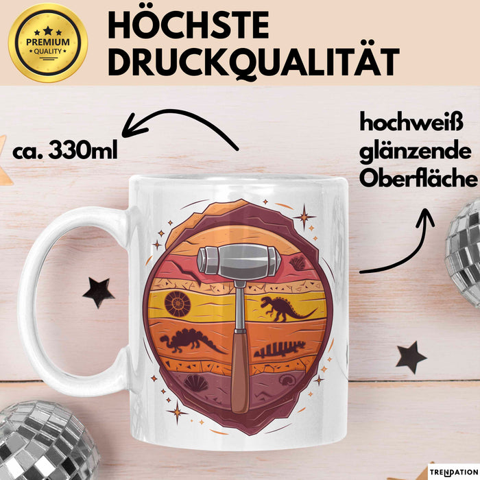Geologe Tasse Geschenk Lustige Geschenkidee Spruch Für Erd Entdecker Weiß Trendation