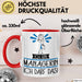 Geschenk für Managerin Tasse Lustige Geschenkidee Geburtstag Ich Bin Managerin Ich Darf Das Rot Trendation