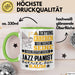 Jazz-Pianist Geschenk Tasse Lustiger Spruch Erheben Sie Sich Der Jazz-Pianist Betritt den Raum Grün Trendation