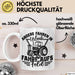 Bauer Landwirt Tasse Geschenk Andere Fahren In Den Urlaub Ich Fahre Aufs Feld Geschenkidee Bauern Kaffee-Becher Weiß Trendation