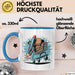 E Commerce Verkäufer Tasse Geschenkidee Online Unternehmer Blau Trendation