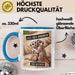 Büroarbeit Kollege Abschied Tasse Geschenk Lustige Geschenkidee Spruch Lass Dich Umarmen Zum Abschied Blau Trendation