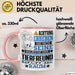 Tierfreund Geschenk Tasse Lustiger Spruch Erheben Sie Sich Der Tierfreund Betritt den Raum Rosa Trendation