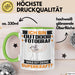 Outdoor-Fotograf Tasse Geschenk für Outdoor-Fotograf Geburtstag Lustiger Spruch Kaffee-Becher Was Ist Deine Superkraft Grün Trendation