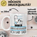 Geschenk für Hundebedarfsverkäuferin Tasse Lustige Geschenkidee Geburtstag Ich Bin Hundebedarfsverkäuferin Ich Darf Das Weiß Trendation