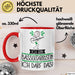 Geschenk für Bassgitarristin Tasse Lustige Geschenkidee Geburtstag Ich Bin Bassgitarristin Ich Darf Das Rot Trendation