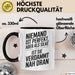 Silke Tasse Geschenk Niemand Ist Perfekt Silke Verdammt Nah Dran Geschenkidee Schwarz Trendation