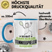 Tennisspieler Geschenk Tasse So Gut Kann Nur Ein Tennisspieler Aussehen Geschenkidee Kaffee-Becher Blau Trendation
