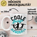 Handball-Spieler Geschenk Tasse Geschenkidee Handball-Spieler Jungs Kaffee-Becher Coole Jungs Spielen Handball Weiß Trendation