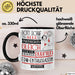 EDM-Enthusiastin Geschenk Becher Tasse Gott Schuf Alle Menschen Gleich Nur Die Besten Durfeten EDM-Enthusiastin Werden Geschenkidee Lustig Trendation