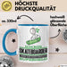 Skateboarder Geschenk Tasse Ich Bin Skateboarder Aber Sag Doch Einfach Superheld Lustige Geschenkdiee für Skateboarder Kaffee-Becher Blau Trendation