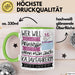 Kajakfahrerin Tasse Geschenk Spruch Wer Will Schon Prinzessin Sein Wenn Man Auch Kajakfahrerin Sein Kann Grün Trendation
