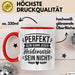 Heidemarie Tasse Geschenk Perfekt Sein Kann Jeder Geschenkidee Geburtstag Rot Trendation