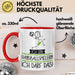 Geschenk für Handballspielerin Tasse Lustige Geschenkidee Geburtstag Ich Bin Handballspielerin Ich Darf Das Rot Trendation
