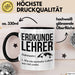 Geografielehrer Unterricht Tasse Geschenk Lustige Geschenkidee Spruch Erdkunde Lehrer Trendation