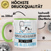 Hundebedarfsverkäuferin Geschenk Tasse Becher Die Frau Die Allen Kann Geschenkidee für eine Hundebedarfsverkäuferin Lustig Grün Trendation