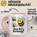 Geburtstagsfeier Bienen Tasse Geschenk Lustige Geschenkidee Spruch Hap Bee Geburtstag Rosa Trendation