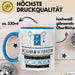 Aquarium-Hobbyistin Weil Es Keinen Schöneren Beruf Gibt Tasse Geschenk für Eine Aquarium-Hobbyistin Lustig Blau Trendation