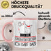 Geschenk für Tierverhaltensforscherin Tasse Lustige Geschenkidee Geburtstag Ich Bin Tierverhaltensforscherin Ich Darf Das Rosa Trendation