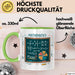 Mathematiker Tasse Geschenk Lustige Geschenkidee Spruch Für Zahlen Liebhaber Grün Trendation