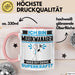 Musikmanager Tasse Geschenk für Musikmanager Geburtstag Lustiger Spruch Kaffee-Becher Was Ist Deine Superkraft Rosa Trendation