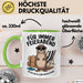 Rentner Pensionär Sarkasmus Tasse Geschenk Lustige Geschenkidee Spruch Für Immer Feierabend Grün Trendation