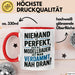 Modellbauer Tasse Geschenk Lustige Geschenkidee Spruch Niemand Ist Perfekt Aber Als Modellbauer Ist Man Verdammt Nah Dran Rot Trendation