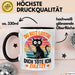 Sarkastische Katze Tier Tasse Geschenk Lustige Geschenkidee Spruch Du Bist Lustig Dich Töte Ich Zuletzt Schwarz Trendation