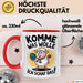 Schaf Tier Bauer Tasse Becher Geschenk Lustige Geschenkidee Spruch Komme Was Wolle Ich Schaf Das Rot Trendation