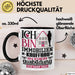 Immobilienkauffrau Ausbildung Start Geschenk Tasse Ich Bin Immobilienkauffrau In Der Ausbildung Ich Darf Das Kaffee-Becher Geschenkidee Schwarz Trendation