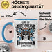 Biker Fahrradfahrer Tasse Geschenk Lustige Geschenkidee Spruch Sons Of Arthrose Ibuprofen Chapter Blau Trendation