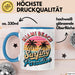 Miami Florida USA Tasse Geschenk Lustige Geschenkidee Spruch Strandsurfen Blau Trendation