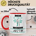 Ärztin Tasse Geschenk Becher Stark Attraktiv Furchtlos Ärztin Lustige Geschenkidee Rot Trendation