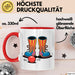 Clown Tasse Geschenkidee für Zirkus und Humorliebhaber Rot Trendation