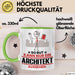 Architekt Geschenk Tasse So Gut Kann Nur Ein Architekt Aussehen Geschenkidee Kaffee-Becher Grün Trendation