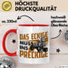Quad Tasse Geschenk Das Eckige Muss Ins Dreckige Quad-Fahrer Geschenkidee Becher Rot Trendation