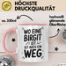 Birgit Tasse Geschenk Wo Eine Birgit Ist Ist Auch Ein Weg Geschenkidee Becher mit Name Rosa Trendation