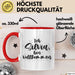 Silvia Tasse Ich Silvia, Bin Vollkommen Geschenk Rot Trendation