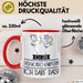 Geschenk für Taekwondo-Kämpferin Tasse Lustige Geschenkidee Geburtstag Ich Bin Taekwondo-Kämpferin Ich Darf Das Rot Trendation