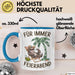 Rentner Pensionär Sarkasmus Tasse Geschenk Lustige Geschenkidee Spruch Für Immer Feierabend Blau Trendation