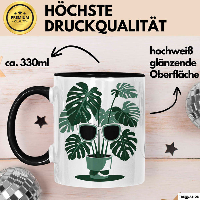 Pflanzenmama Tasse Geschenkidee für Zimmerpflanzen Pflegerin Trendation