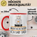 Geschenk für Musiktheoretikerin Tasse Lustige Geschenkidee Geburtstag Ich Bin Musiktheoretikerin Ich Darf Das Rot Trendation