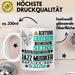 Jazz-Musiker Geschenk Tasse Lustiger Spruch Erheben Sie Sich Der Jazz-Musiker Betritt den Raum Weiß Trendation