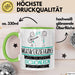 Musikerziehung Weil Es Keinen Schöneren Beruf Gibt Tasse Geschenk für Eine Musikerziehung Lustig Grün Trendation